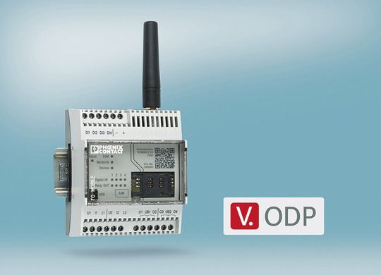 Le nouveau module de téléphonie mobile TC Mobile I/O X300 de Phoenix Contact est la plus petite station de télé-exploitation ODP du monde. Le nouveau module de téléphonie mobile TC Mobile I/O X300 de Phoenix Contact est la plus petite station de télé-exploitation ODP du monde.