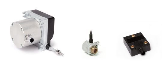 Seilzuggeber, Winkelgeber und Neigungssensoren für Flurförderfahrzeuge von Siko.