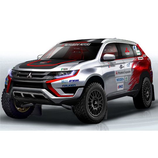 Mitsubishi nutzt Rallyeeinsätze für die Entwicklung des Plug-in Hybrids Mitsubishi nutzt Rallyeeinsätze für die Entwicklung des Plug-in Hybrids