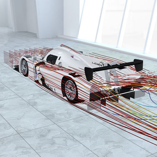 In nur drei Monaten optimierte Exa die Aerodynamik für Fahrer und Material In nur drei Monaten optimierte Exa die Aerodynamik für Fahrer und Material