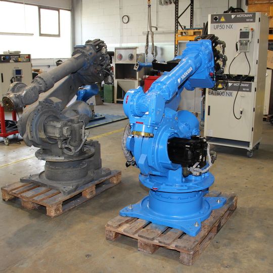 Yaskawa baute den Retrofit-Bereich 2011 aus, weil die Anforderungen aus dem Markt dahingehend gewachsen waren und die Anfragen exponentiell anstiegen. Yaskawa baute den Retrofit-Bereich 2011 aus, weil die Anforderungen aus dem Markt dahingehend gewachsen waren und die Anfragen exponentiell anstiegen.