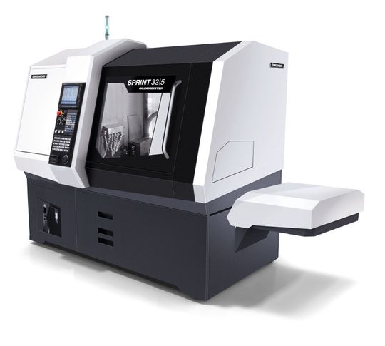 Die Drehmaschine Sprint 32|5 kann Werkstücke bis 32 mm Durchmesser bearbeiten. Die Drehmaschine Sprint 32|5 kann Werkstücke bis 32 mm Durchmesser bearbeiten.