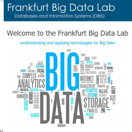 Frankfurter Informatiker wollen Big-Data-Projekte fördern, die dem Wohl und Nutzen Aller dienen. Frankfurter Informatiker wollen Big-Data-Projekte fördern, die dem Wohl und Nutzen Aller dienen.