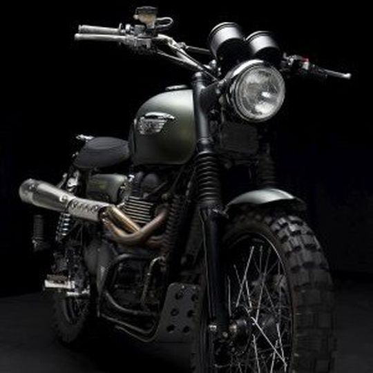 Triumph Scrambler aus Jurassic World. Triumph Scrambler aus Jurassic World.