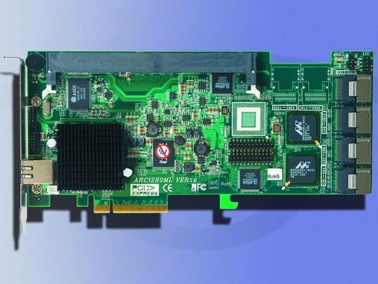 RAID-Controller von Areca werden von Mac OS X Leopard ohne Treiberinstallation erkannt. RAID-Controller von Areca werden von Mac OS X Leopard ohne Treiberinstallation erkannt.