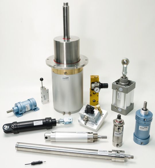 Pneumatik-Sonderzylinder aus eigener Entwicklung und Fertigung. Pneumatik-Sonderzylinder aus eigener Entwicklung und Fertigung.