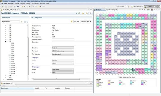 Zu den umfassenden Updates zählt unter anderem ein verbessertes Pin Mapper Tool für AURIX-Mikrocontroller, welches das mühevolle Verwalten von Pinzuordnungen mittels Spreadsheets überflüssig machen soll.
