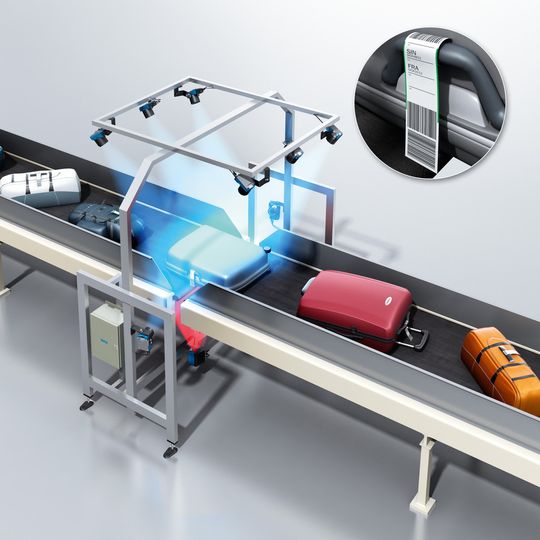 Effizienz in der Gepäckabfertigung mit dem Track-and-Trace-System Lector 654. Effizienz in der Gepäckabfertigung mit dem Track-and-Trace-System Lector 654.