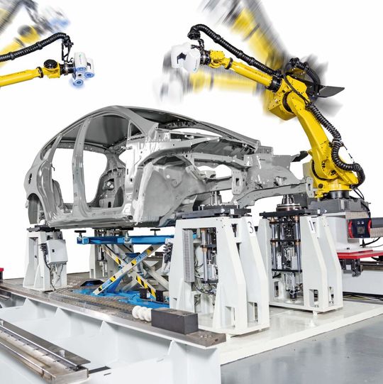 Die Smart-Inline-Measurement-Solutions-Messzelle ist die Komplettlösung von Hexagon Metrology für die automatisierte Prozess- und Qualitätskontrolle. Sie soll eines der Highlights bei der Eröffnung des neuen Automation Center in Wetzlar sein. Die Smart-Inline-Measurement-Solutions-Messzelle ist die Komplettlösung von Hexagon Metrology für die automatisierte Prozess- und Qualitätskontrolle. Sie soll eines der Highlights bei der Eröffnung des neuen Automation Center in Wetzlar sein.