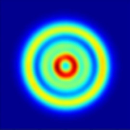 Die Feinheiten der Quantenphysik zeigt diese Aufnahme der Interferenzringe eines Heliumatoms. Die Feinheiten der Quantenphysik zeigt diese Aufnahme der Interferenzringe eines Heliumatoms.