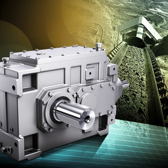 Optimierung der Getriebeentwicklung, hier am Beispiel der Siemens-Reihe Flender SIG (Stirnrad- und Kegelstirnradgetriebe); gegenüber der Vorgängerreihe wurden das Drehmoment erhöht und die Baugrößenstufen harmonisiert. Optimierung der Getriebeentwicklung, hier am Beispiel der Siemens-Reihe Flender SIG (Stirnrad- und Kegelstirnradgetriebe); gegenüber der Vorgängerreihe wurden das Drehmoment erhöht und die Baugrößenstufen harmonisiert.