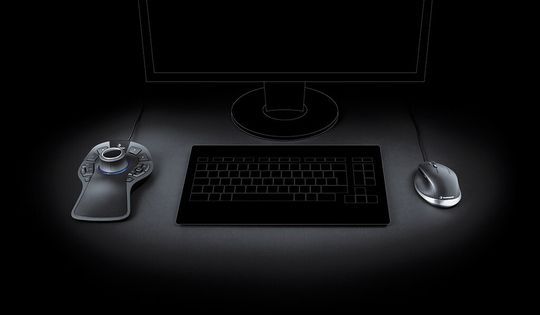 Im Zusammenspiel reduzieren eine 3D- und eine 2D-Maus die Beanspruchung und reduzieren die Klicks um bis zu 50 %. Im Zusammenspiel reduzieren eine 3D- und eine 2D-Maus die Beanspruchung und reduzieren die Klicks um bis zu 50 %.