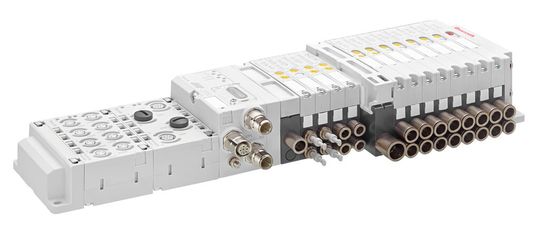 Mit der modularen Elektronik AES für die neue Advanced Valve-Ventilgeneration AV sind die Grundlagen für die Vernetzung vorhanden. Die Elektronik unterstützt alle gängigen Feldbusse und Ethernet-Protokolle, um Regel- und Kommunikationsaufgaben zu realisieren.
