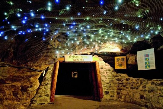 Die Kristallgrotte des Erlebnisbergwerks Merkers Die Kristallgrotte des Erlebnisbergwerks Merkers