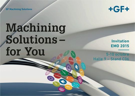 Le stand GF Machining Solutions du salon EMO 2015 sera axé sur la productivité, la précision, larentabilité et la flexibilité des fabricants. Le stand GF Machining Solutions du salon EMO 2015 sera axé sur la productivité, la précision, larentabilité et la flexibilité des fabricants.