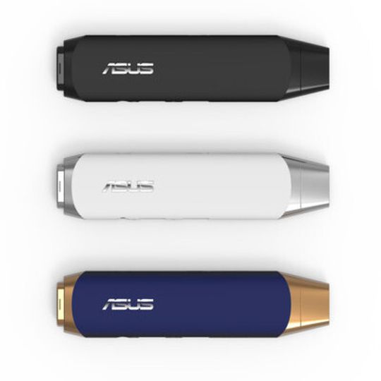 Der Asus Vivo Stick: Der Stick-PC ist 137,9 × 34 × 14,9 mm groß und bietet zwei USB-3.0-Anschlüsse, 32GByte Speicherplatz und 2GByte RAM. Als Betriebssystem dient Windows 10. Der Asus Vivo Stick: Der Stick-PC ist 137,9 × 34 × 14,9 mm groß und bietet zwei USB-3.0-Anschlüsse, 32GByte Speicherplatz und 2GByte RAM. Als Betriebssystem dient Windows 10.