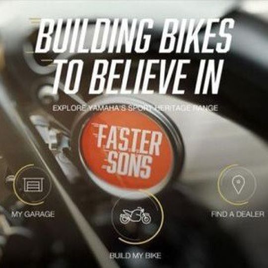 „My Garage“, die App von Yamaha, ermöglicht die individuelle Gestaltung aller Modelle der Sport Heritage-Baureihe in 3D-Ansicht. „My Garage“, die App von Yamaha, ermöglicht die individuelle Gestaltung aller Modelle der Sport Heritage-Baureihe in 3D-Ansicht.