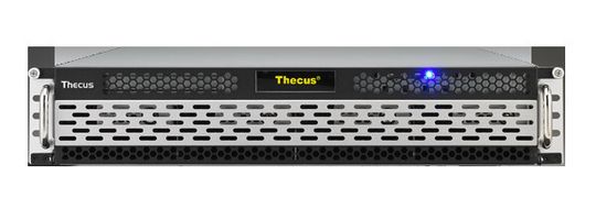 Die Rackmount-NAS-Appliance N8900PRO von Thecus nutzt einen Intel Xeon E3-1275 mit vier Kernen als Prozessor. Die Rackmount-NAS-Appliance N8900PRO von Thecus nutzt einen Intel Xeon E3-1275 mit vier Kernen als Prozessor.