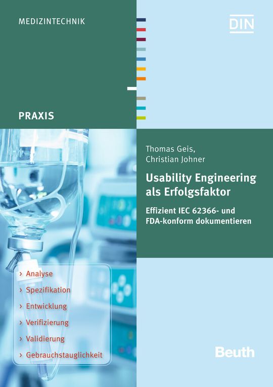 Das Praxisbuch richtet sich an alle Personen, die an der Entwicklung, Qualitätssicherung oder Zulassung von Medizinprodukten beteiligt sind. Das Praxisbuch richtet sich an alle Personen, die an der Entwicklung, Qualitätssicherung oder Zulassung von Medizinprodukten beteiligt sind.