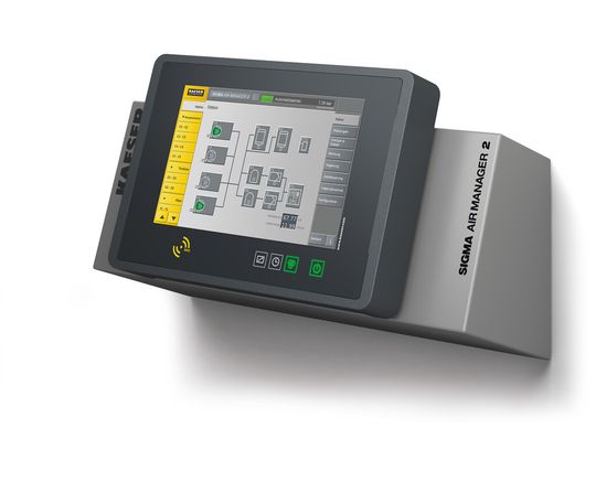 Der Sigma Air Manager 2 (SAM 2) überwacht und steuert nicht nur hocheffizient alle Komponenten einer Druckluftstation, er macht sie auch fit für Industrie 4.0