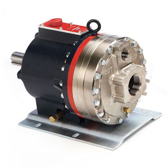 Hydra-Cell G35 pumps deliver flows up to 140 l/min at 83 bar and 67 l/min at 100 bar pressure. Hydra-Cell G35 pumps deliver flows up to 140 l/min at 83 bar and 67 l/min at 100 bar pressure.