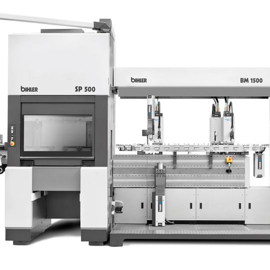 Bimeric SP: die Folgeverbundtechnik in der Servopresse SP und die Bihler-Technik auf der modularen Bimeric-Plattform vereint. Bimeric SP: die Folgeverbundtechnik in der Servopresse SP und die Bihler-Technik auf der modularen Bimeric-Plattform vereint.