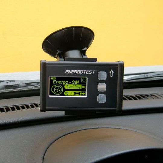 Mit dem Messgerät von Energotest ist auch die Überprüfung von Dauerbremsanlagen möglich.