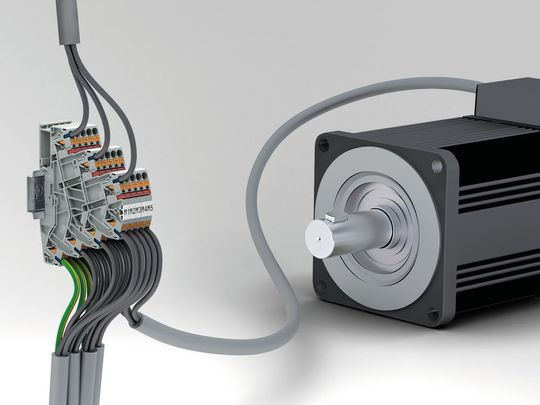 Motorenklemmen: Übersichtlich und platzsparend zugleich – Klemmen mit Push-in-Anschlusstechnik und vielfältigen Brückungsmöglichkeiten. Motorenklemmen: Übersichtlich und platzsparend zugleich – Klemmen mit Push-in-Anschlusstechnik und vielfältigen Brückungsmöglichkeiten.