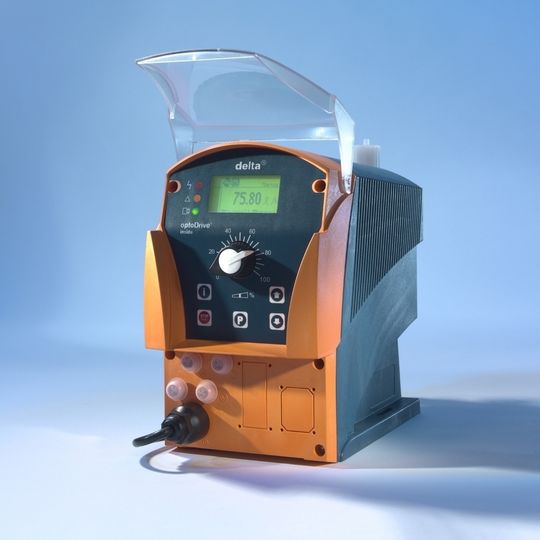 Membrandosierpumpe delta mit geregeltem Magnetantrieb optoDrive Membrandosierpumpe delta mit geregeltem Magnetantrieb optoDrive
