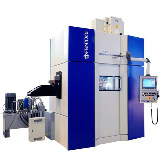 Die servomechanische XFT 1500speed von Feintool ist die erste Feinschneidpresse, die bis zu 200 Hübe in der Minute erreicht. Die servomechanische XFT 1500speed von Feintool ist die erste Feinschneidpresse, die bis zu 200 Hübe in der Minute erreicht.