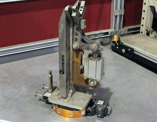 Traditional EOAT with bulky, machined components. “Normally it would take weeks to get traditional grippers made. With the FDM gripper, you can have a new end of arm tool complete and bolted up to the robot within a day or so.” — Doug Huston, Technical Advisor, Genesis Systems Group Traditional EOAT with bulky, machined components. “Normally it would take weeks to get traditional grippers made. With the FDM gripper, you can have a new end of arm tool complete and bolted up to the robot within a day or so.” — Doug Huston, Technical Advisor, Genesis Systems Group