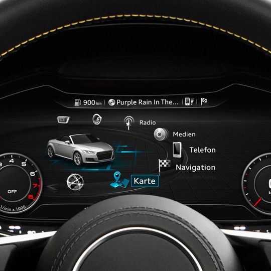 Mithilfe kurzer Bootzeiten sollen sicherheitsrelevante Informationen simultan mit unkritischen Informationen auf einem 3D-Display darstellbar sein. Mithilfe kurzer Bootzeiten sollen sicherheitsrelevante Informationen simultan mit unkritischen Informationen auf einem 3D-Display darstellbar sein.