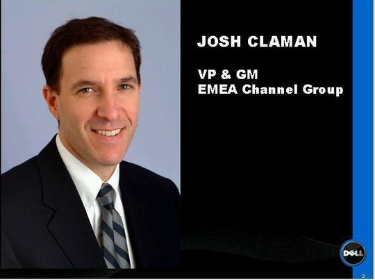 Josh Claman ist als Dell Vice President und General Manager für die EMEA-Channel-Group verantwortlich. Josh Claman ist als Dell Vice President und General Manager für die EMEA-Channel-Group verantwortlich.