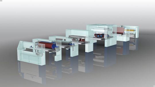 Modular aufgebaut: Die Entgratmaschine "Neptun" der Paul Ernst Maschinenfabrik GmbH arbeitet im Nassverfahren. Modular aufgebaut: Die Entgratmaschine "Neptun" der Paul Ernst Maschinenfabrik GmbH arbeitet im Nassverfahren.