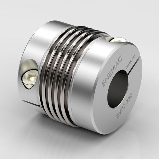 Die Kupplung kann Nabenbohrungen von 6 mm bis maximal 90 mm fassen. Die Kupplung kann Nabenbohrungen von 6 mm bis maximal 90 mm fassen.
