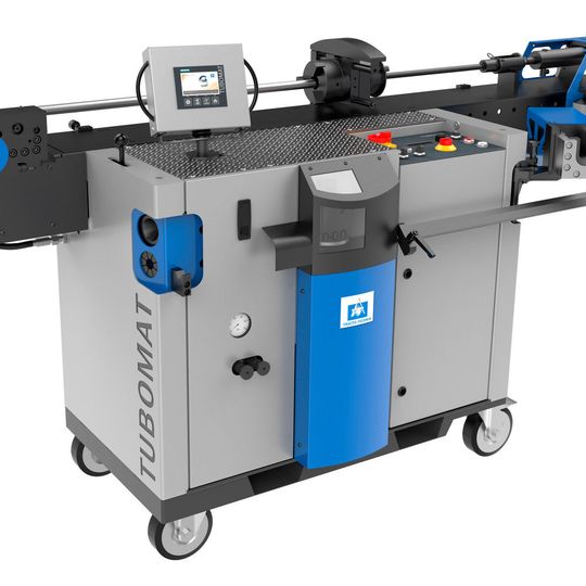 Die Rohrbearbeitungsmaschine Tubomat ist für alle Schritte der Hydraulikverrohrung geeignet. Die Rohrbearbeitungsmaschine Tubomat ist für alle Schritte der Hydraulikverrohrung geeignet.