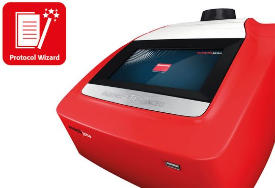 Protocol Wizard nutzt Polymerase-spezifische Programmvorlagen zur Erstellung von PCR-Programmen mittels weniger Eingaben. Protocol Wizard nutzt Polymerase-spezifische Programmvorlagen zur Erstellung von PCR-Programmen mittels weniger Eingaben.