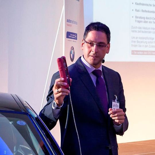 Neofitos Arathymos vom ZDK präsentierte den Euro-DFT in Würzburg.