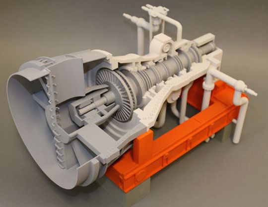 3D-gedruckte Turbine 3D-gedruckte Turbine