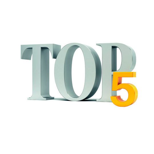 Das sind die Top 5: einfach in die Bildergalerie klicken Das sind die Top 5: einfach in die Bildergalerie klicken