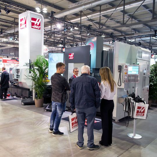 Haas Automation feiert bestes Ergebnis aller Zeiten auf der EMO in Mailand. Haas Automation feiert bestes Ergebnis aller Zeiten auf der EMO in Mailand.