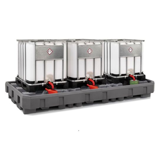 Mehr Sicherheit beim Abfüllen an der neuen IBC-Station von Denios Mehr Sicherheit beim Abfüllen an der neuen IBC-Station von Denios