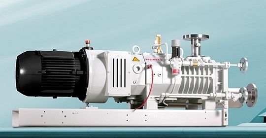 Die Schraubenpumpe Hepta Dry von Pfeiffer Vacuum wurde für Anwendungen im Grob- und Feinvakuum entwickelt. Bild: Preiffer Vacuum Die Schraubenpumpe Hepta Dry von Pfeiffer Vacuum wurde für Anwendungen im Grob- und Feinvakuum entwickelt. Bild: Preiffer Vacuum