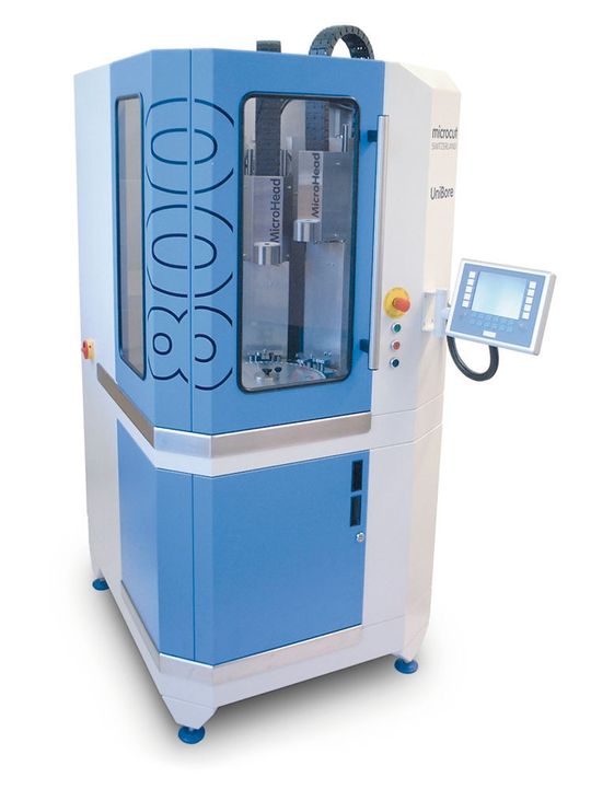 UniBore-800-Serie mit 1–3 Spindeln ausrüstbar. UniBore-800-Serie mit 1–3 Spindeln ausrüstbar.