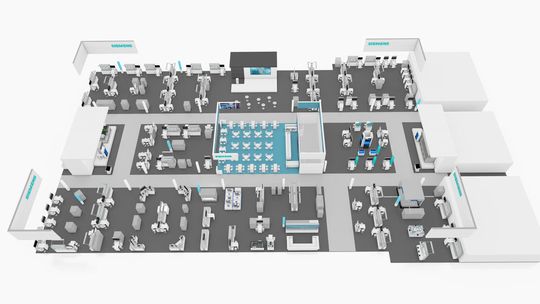 Unter dem Motto "On the way to Industrie 4.0 – Driving the Digital Enterprise" zeigt Siemens auf der SPS IPC Drives in Halle 11 (Frankenhalle) den Weg in die digitale Zukunft der Industrie. In der komplett von Siemens belegten Halle gibt das Unternehmen einen umfassenden Überblick, wie es als weltweit führender Kompetenzträger die Entwicklung in der Elektrifizierung, Automatisierung und Digitalisierung industrieller Prozesse kontinuierlich vorantreibt. Die Besucher erwarten dabei zahlreiche Produktinnovationen bei Industriesoftware, Automatisierungs- und Antriebstechnik sowie Services. Unter dem Motto "On the way to Industrie 4.0 – Driving the Digital Enterprise" zeigt Siemens auf der SPS IPC Drives in Halle 11 (Frankenhalle) den Weg in die digitale Zukunft der Industrie. In der komplett von Siemens belegten Halle gibt das Unternehmen einen umfassenden Überblick, wie es als weltweit führender Kompetenzträger die Entwicklung in der Elektrifizierung, Automatisierung und Digitalisierung industrieller Prozesse kontinuierlich vorantreibt. Die Besucher erwarten dabei zahlreiche Produktinnovationen bei Industriesoftware, Automatisierungs- und Antriebstechnik sowie Services.