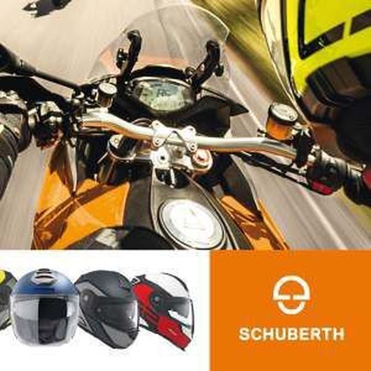 Das neue Schuberth-Logo: Signal Orange. Das neue Schuberth-Logo: Signal Orange.