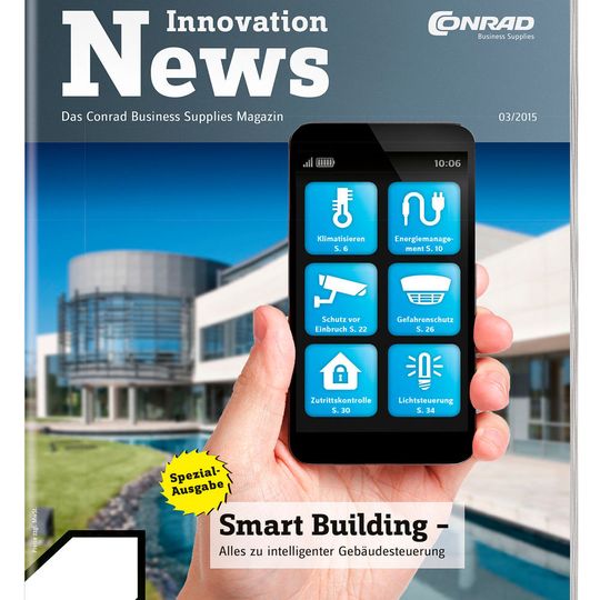 Gratis-B2B-Magazin von Conrad: „Smart Building – alles zu intelligenter Gebäudesteuerung“ Gratis-B2B-Magazin von Conrad: „Smart Building – alles zu intelligenter Gebäudesteuerung“
