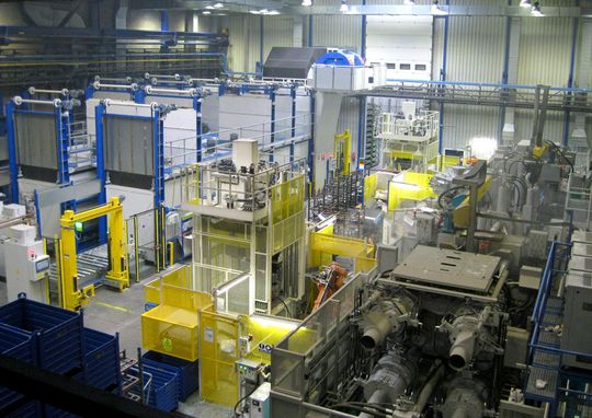 Die neue Produktionshalle der DGS Druckguss Systeme s.r.o. in Liberec, Tschechien. Die neue Produktionshalle der DGS Druckguss Systeme s.r.o. in Liberec, Tschechien.
