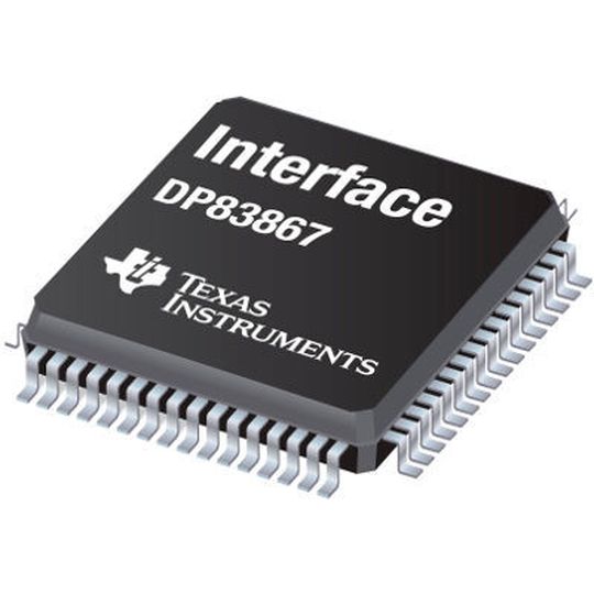 Geringste Latenzzeiten und besten ESD-Schutz beim 1-Gigabit-Ethernet: Die DP83867-Produktfamilie an Ethernet PHYs.