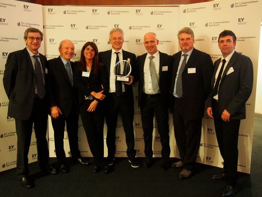 Inglass group president Maurizio Bazzo was awarded with the EY award in Industrial Products category in November 2015. Inglass group president Maurizio Bazzo was awarded with the EY award in Industrial Products category in November 2015.